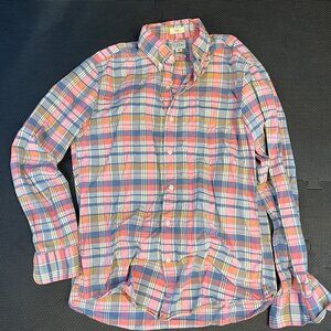 JCrew Mens madras plaid shirt (M)